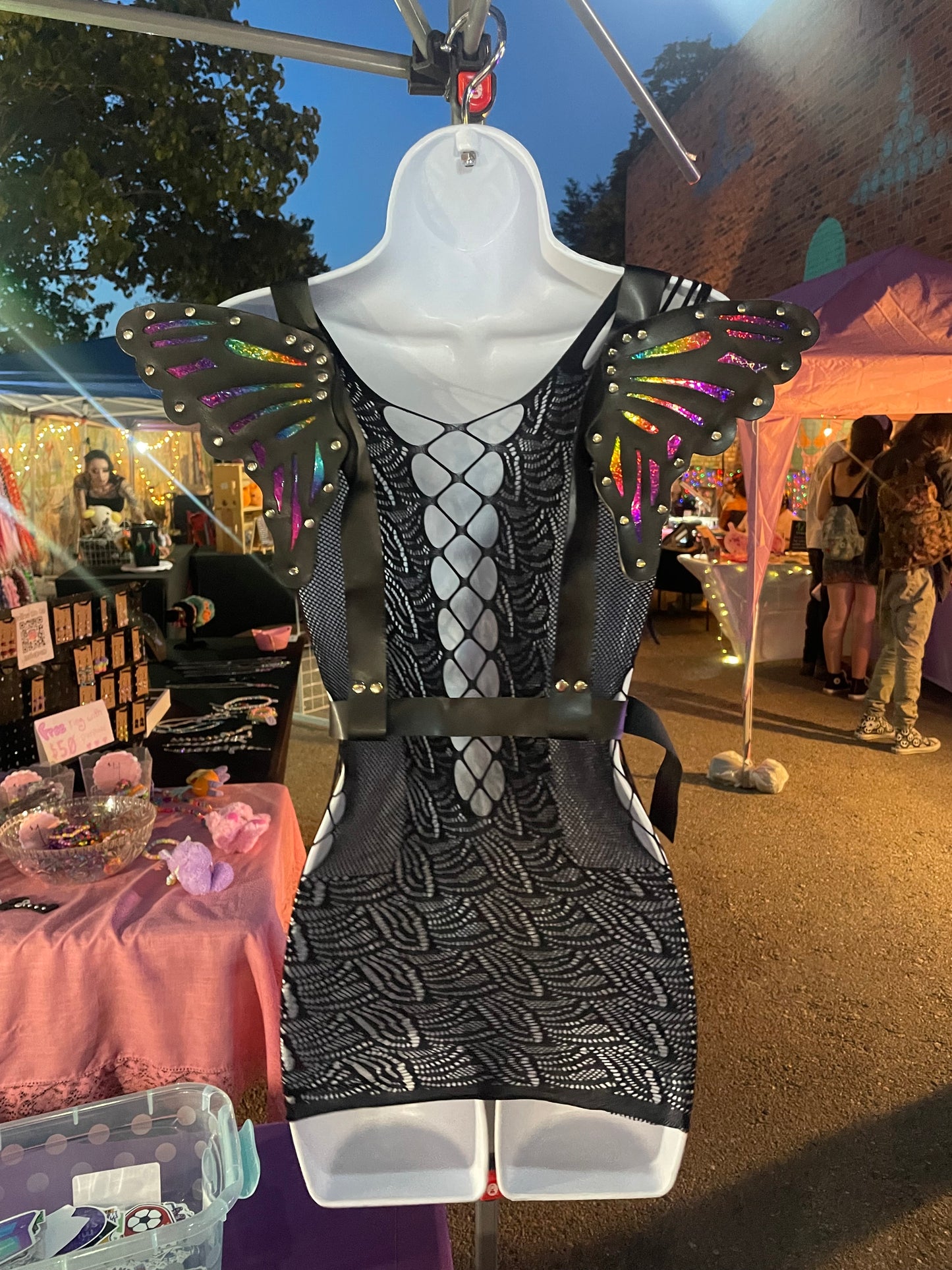 Neon-Butterfly Wings Harness