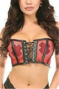 Neon Fishnet Lace Up Top(4 color options)