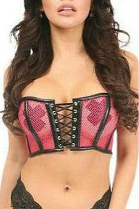 Neon Fishnet Lace Up Top(4 color options)