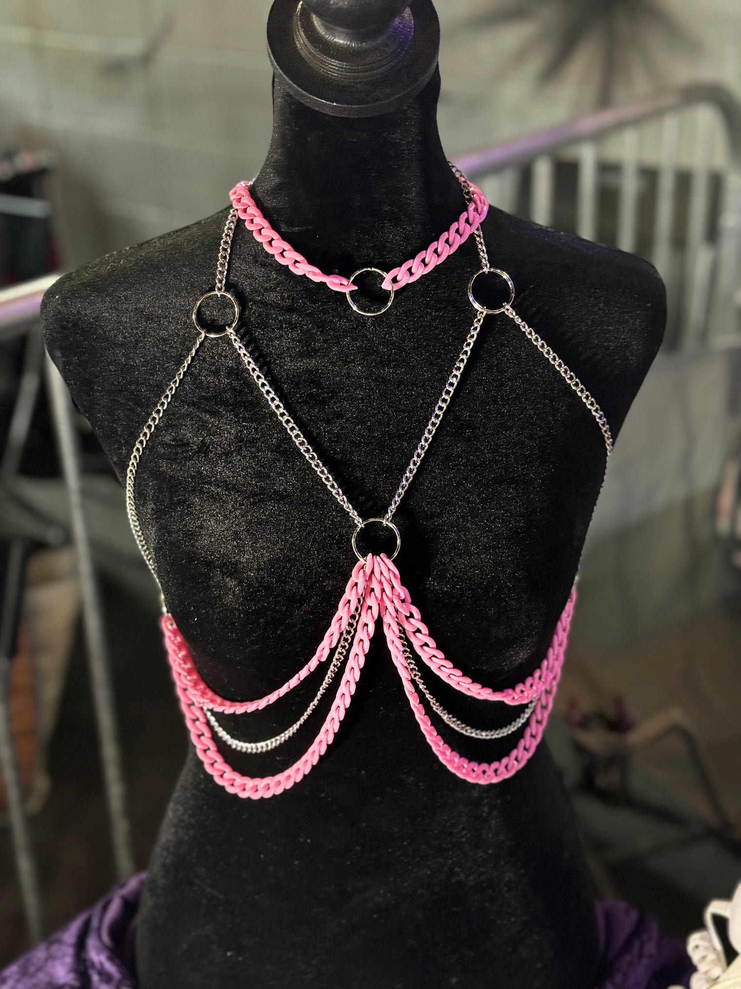 Pink Candy bodychain