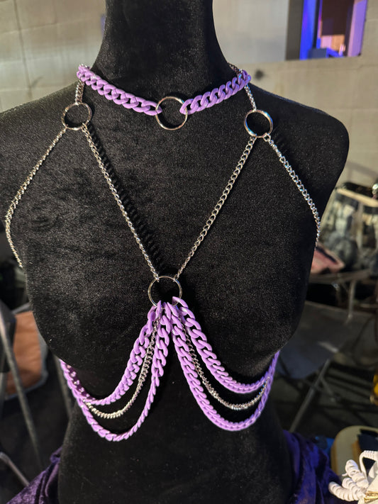 Purple Candy Bodychain