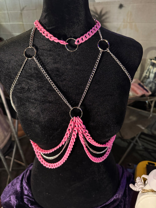 Pink Candy bodychain