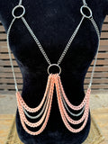 Orange creamsicle body chain