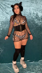 Black Fishnet dress