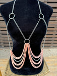 Orange creamsicle body chain