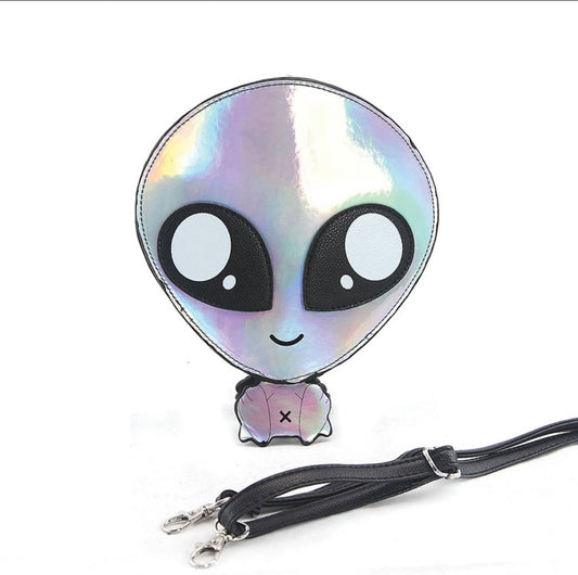 Baby Alien bag in silver
