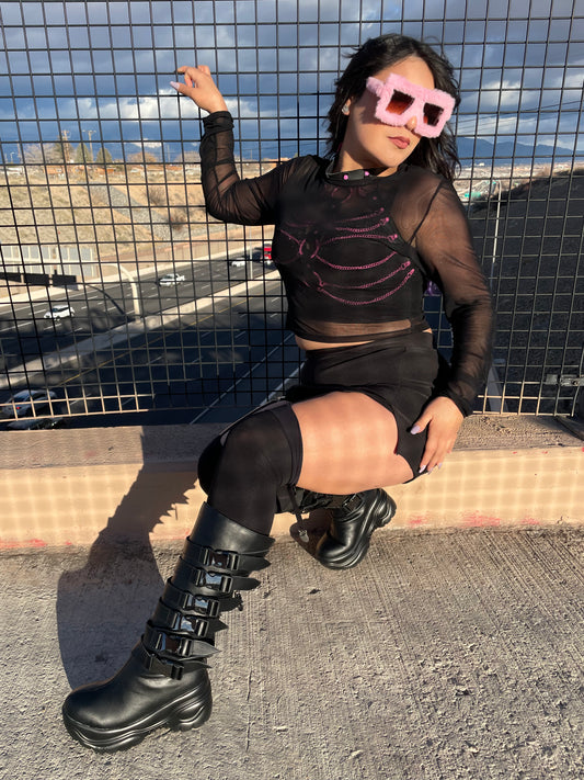 Essential Mesh Long-sleeve