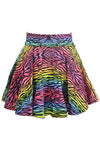 Rainbow Zebra Skirt