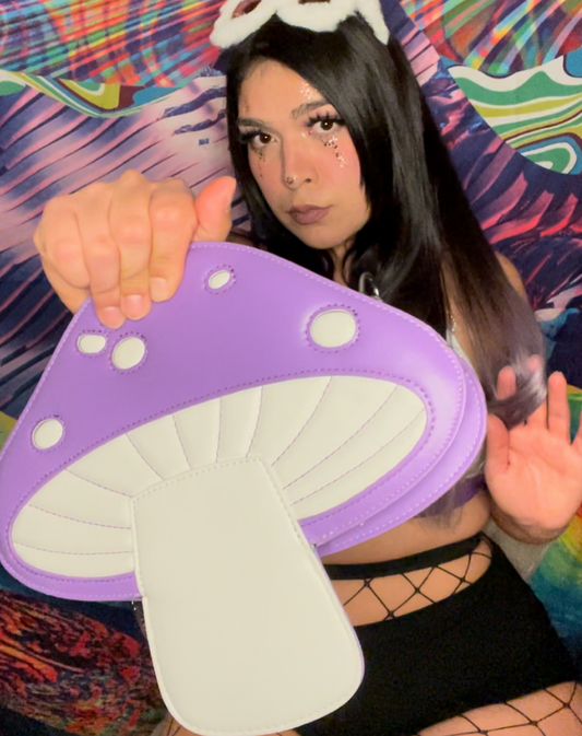 Purple Mushy Purse