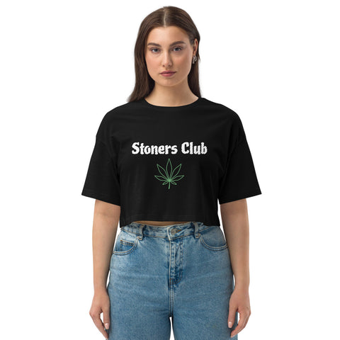Stoners Club crop top